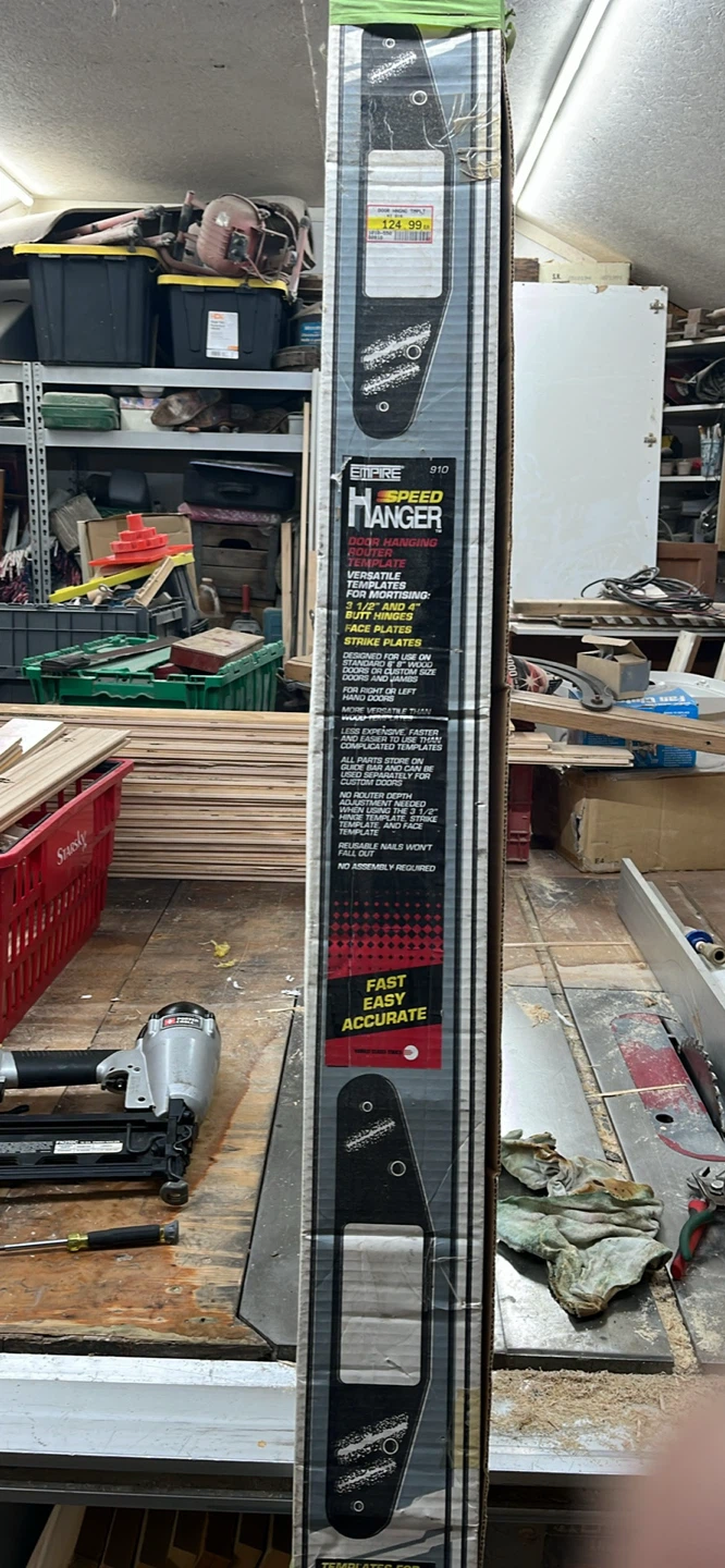 Empire Speed Hanger Door Routing Template