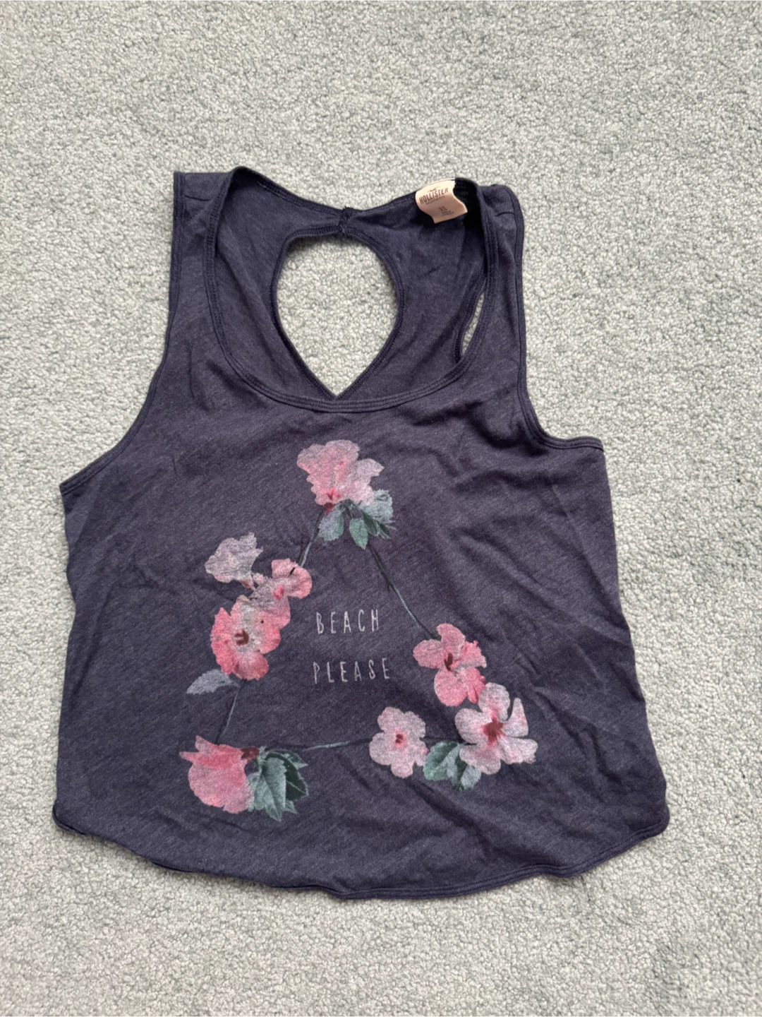 Hollister Beach Please Graphic Tank Top - XS