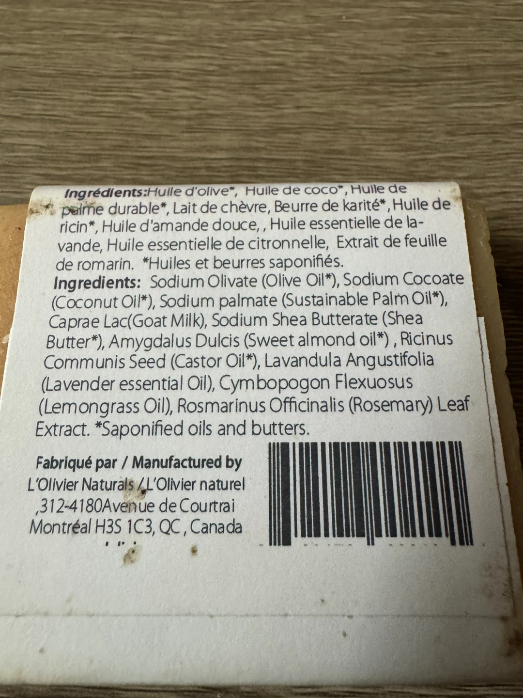 L'Olivier Naturals Goat's Milk Soap with Lavender 🏈 - photo 3