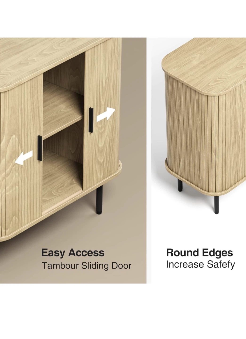Tambour Door Storage Cabinet - photo 5