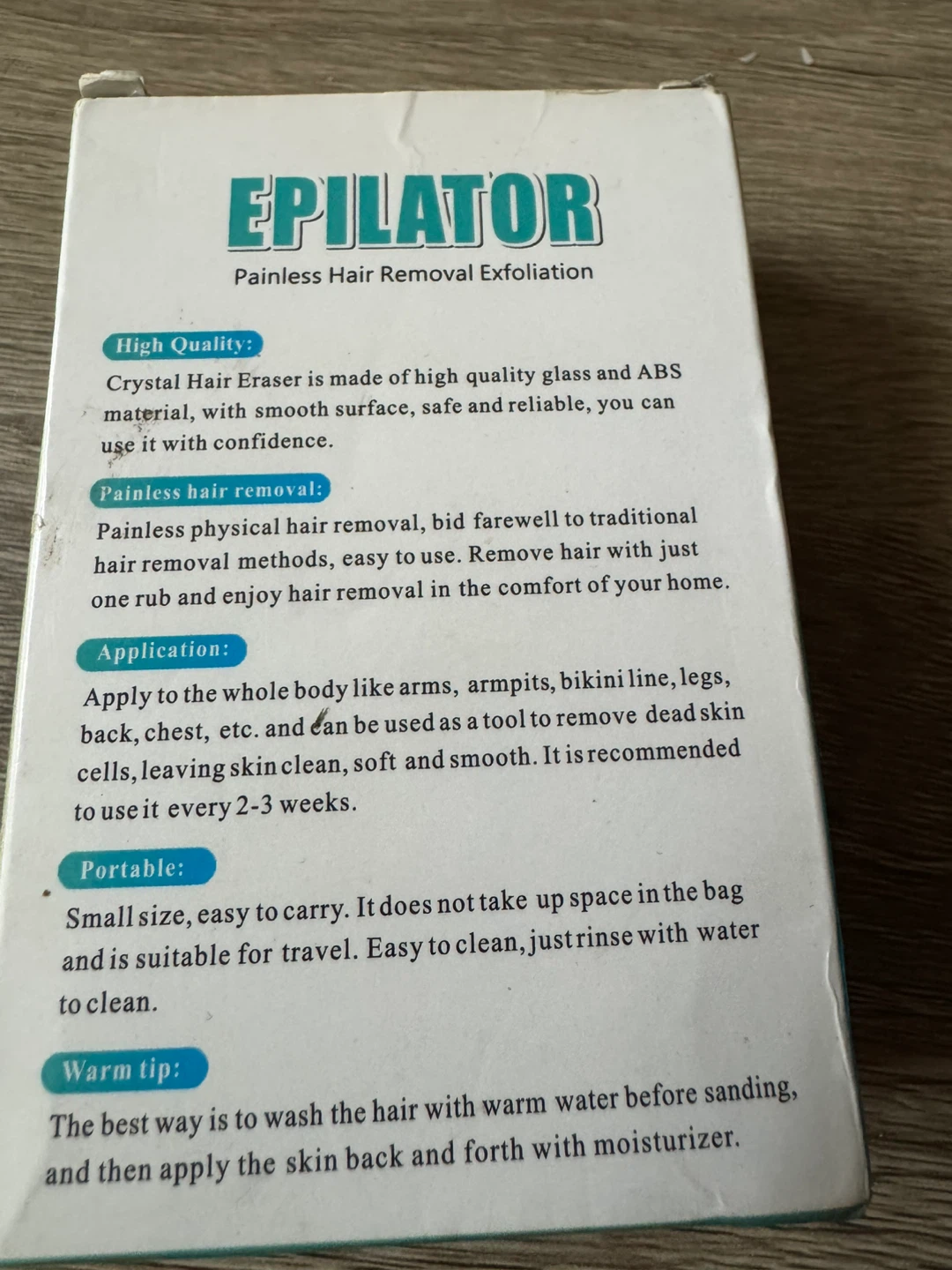 Crystal Hair Eraser Epilator BD611 🏈 - photo 2