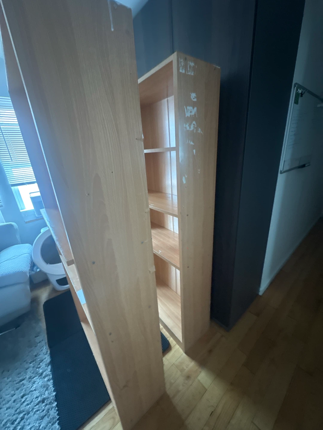 Two Wooden Bookshelves free pick up today - photo 4