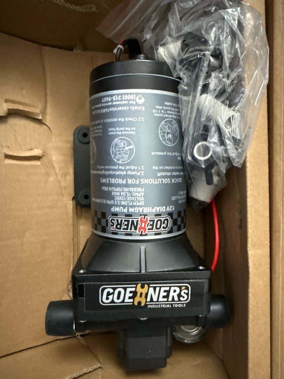 Goexners 12V Diaphragm Pump