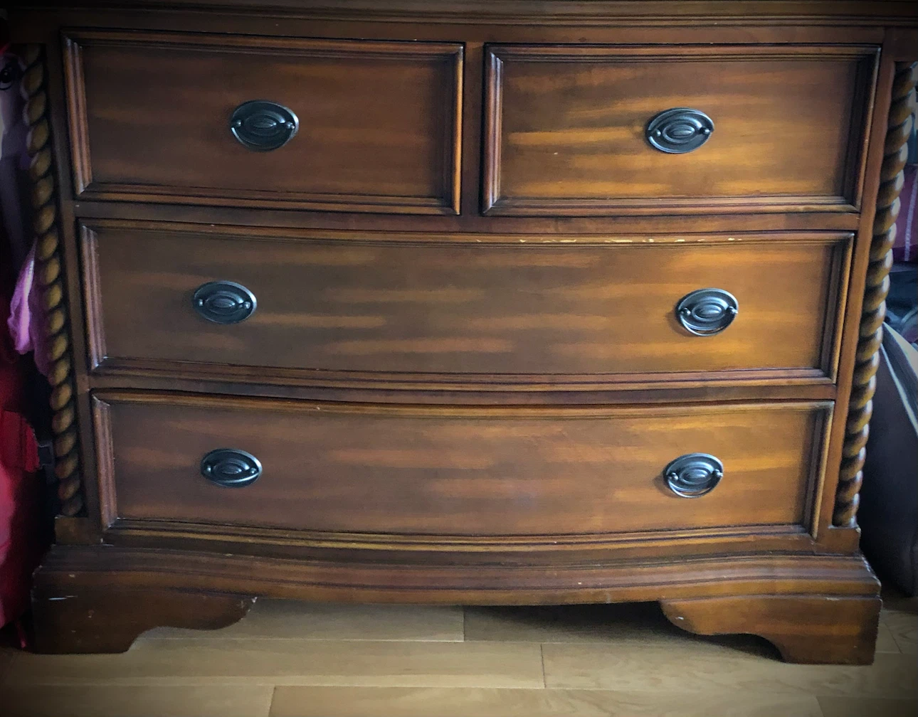 Traditional Wood Armoire with Drawers - photo 4