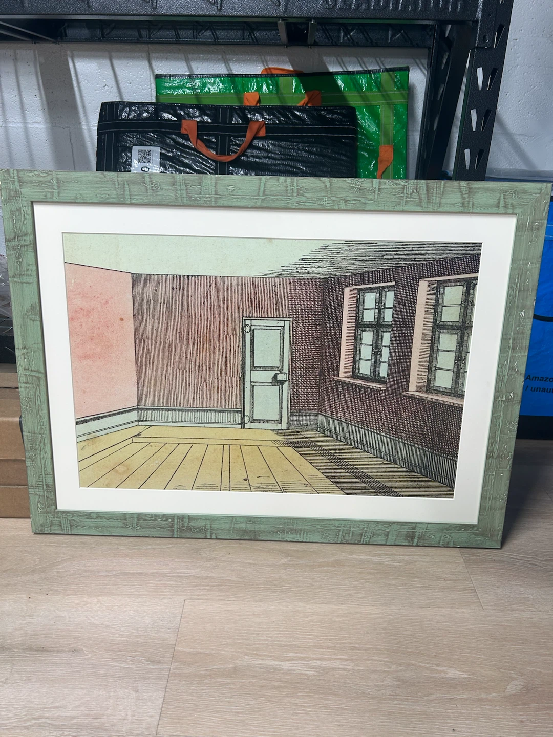 Framed Interior Scene Art Print