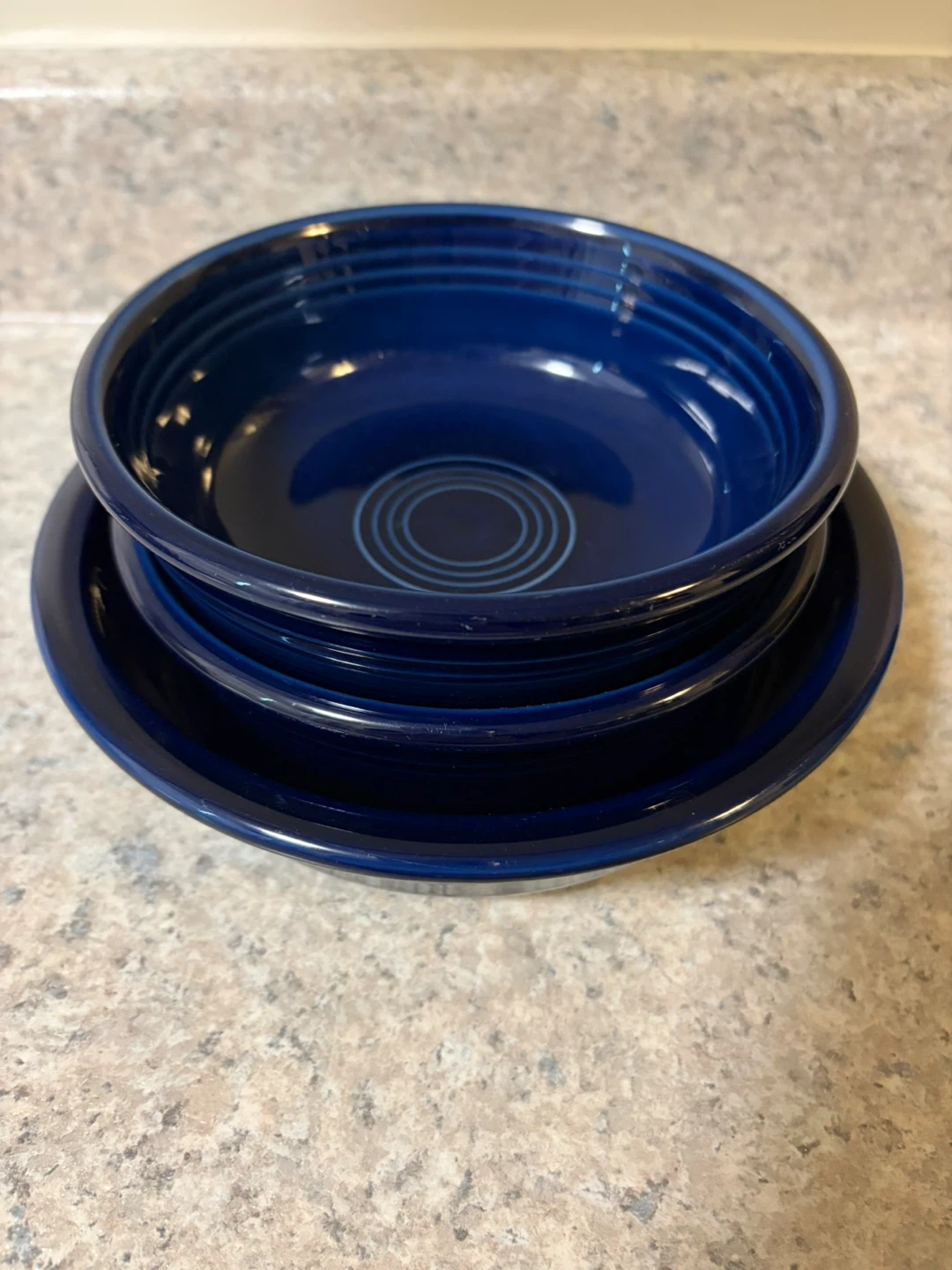 Set of 3 Fiesta Cobalt Blue Bowls