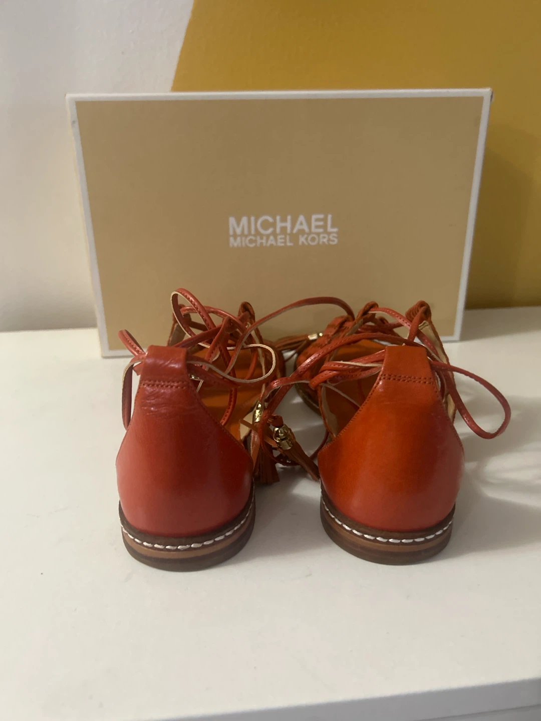 Michael Kors Woven Lace-Up Sandals 🏈 - photo 2