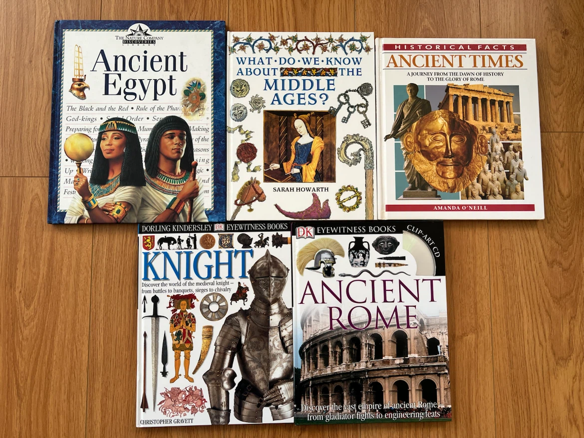 Educational History Books ($10 each)