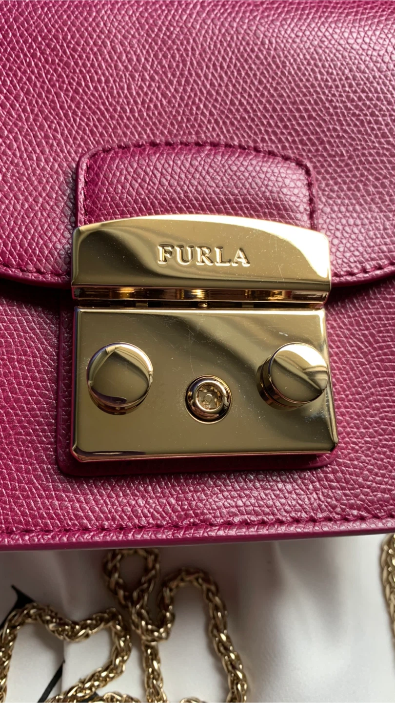 Furla Magenta / Berry Metropolis Mini Crossbody Bag 🏈 - photo 2