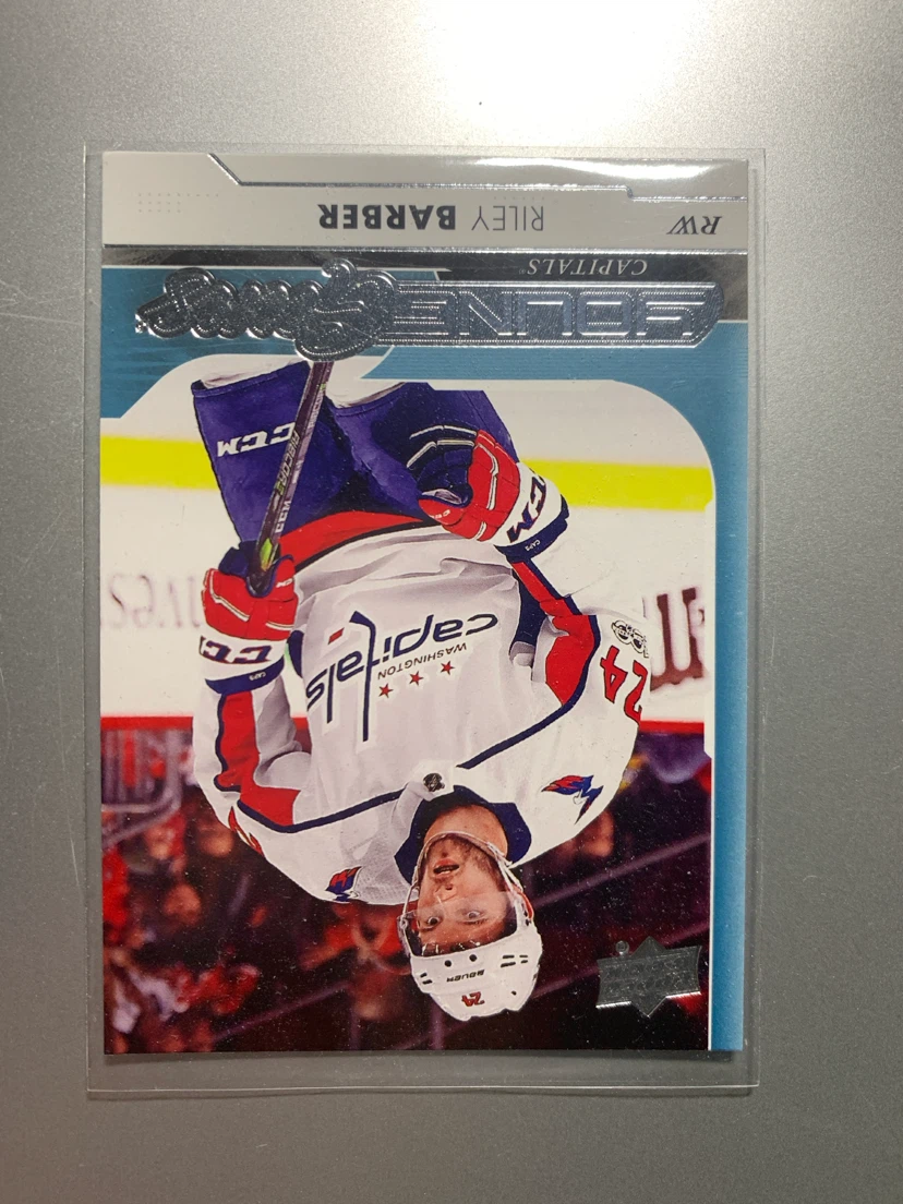 2017-18 Upper Deck Riley Barber Young Guns Rookie Card