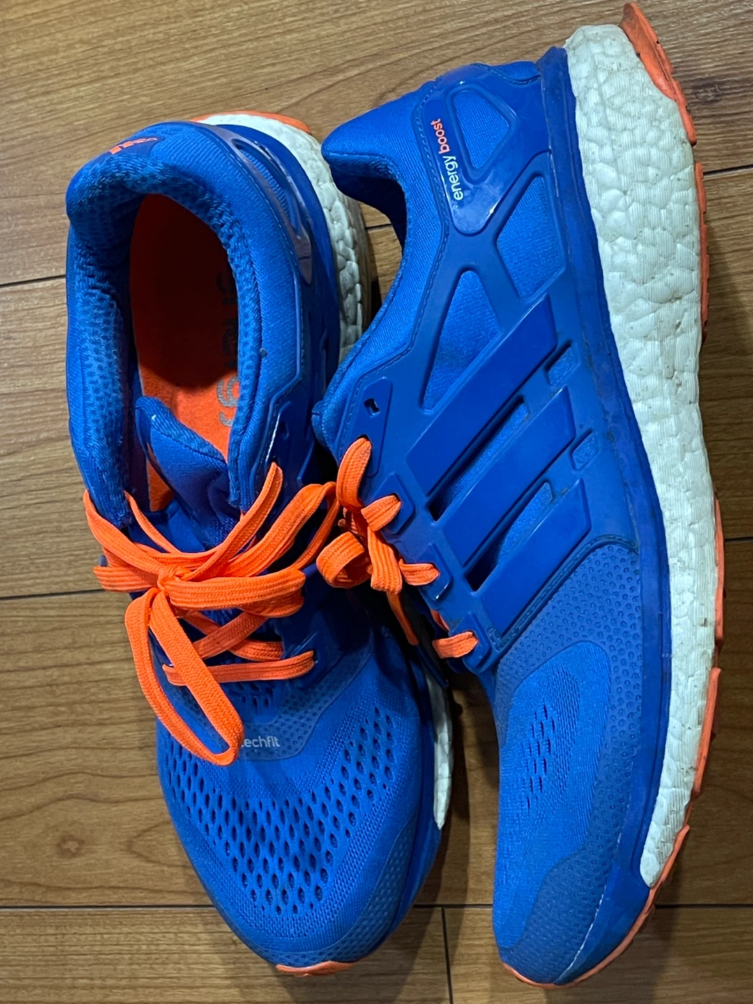 Adidas Energy Boost Running Shoes Blue/Orange - photo 2