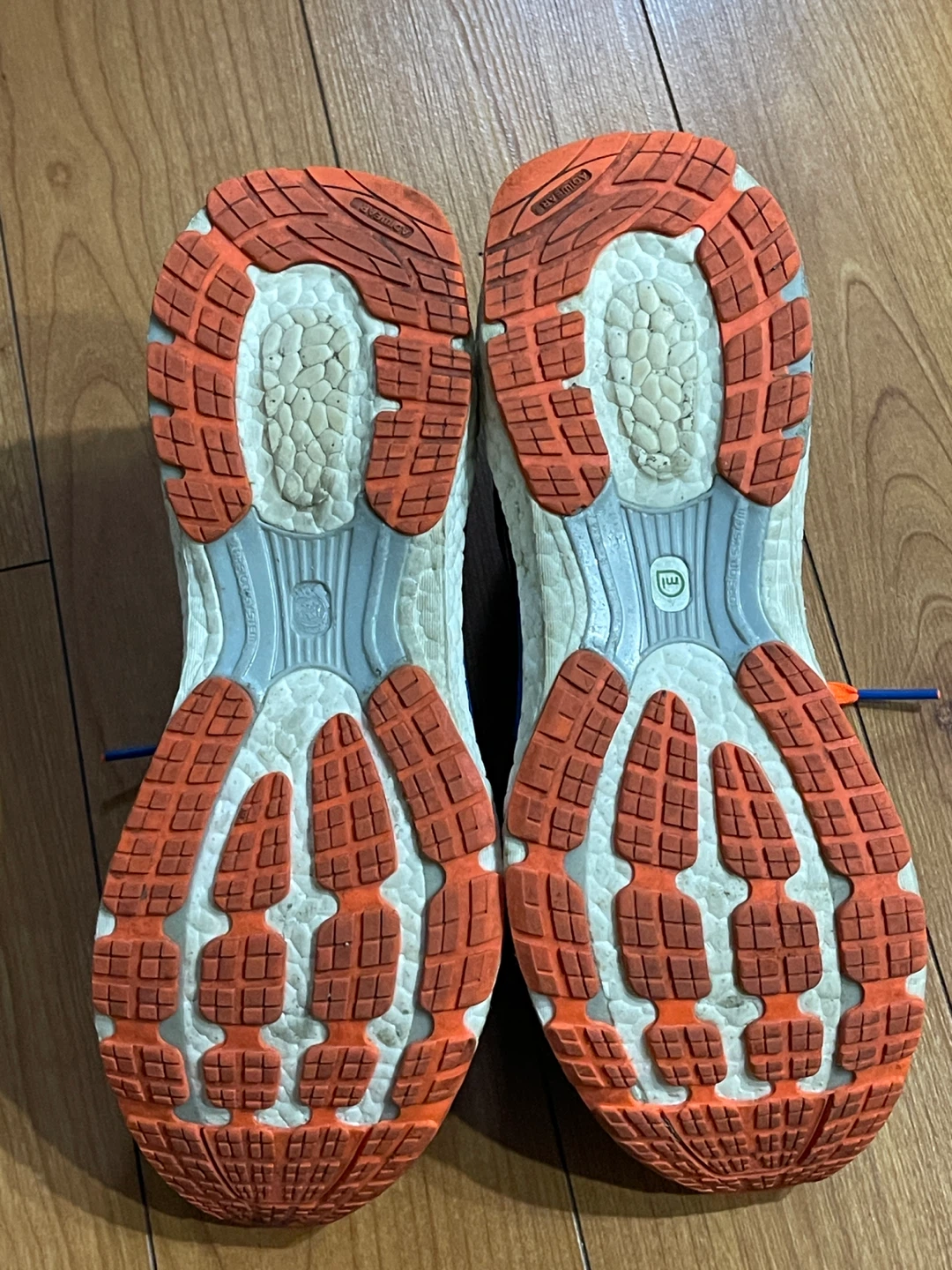 Adidas Energy Boost Running Shoes Blue/Orange - photo 3