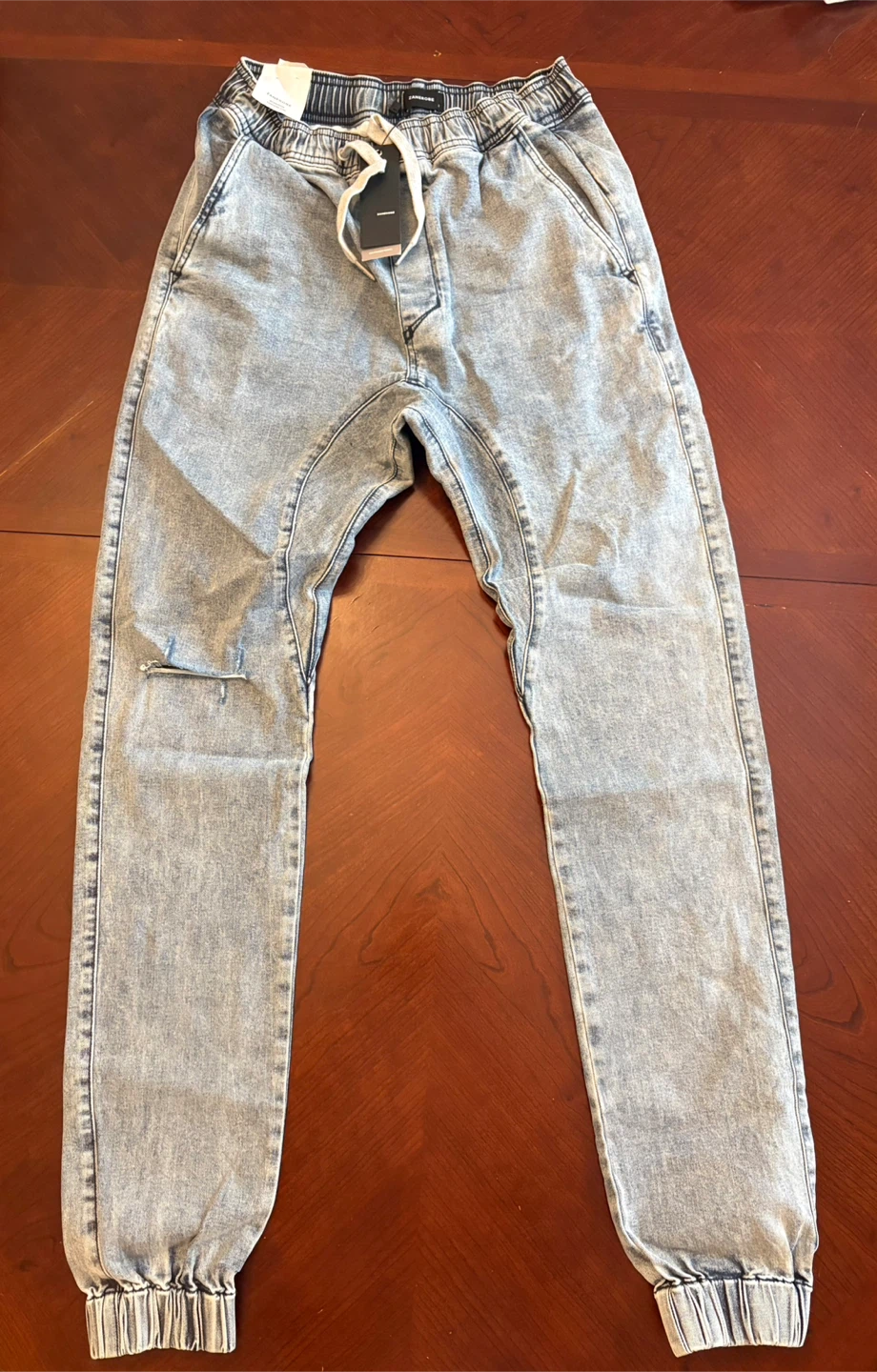 Zanerobe Acid Wash Denim Joggers
