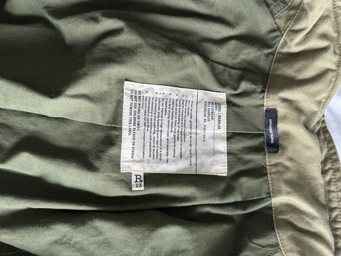 R13 Oversized M65 Jacket - photo 3