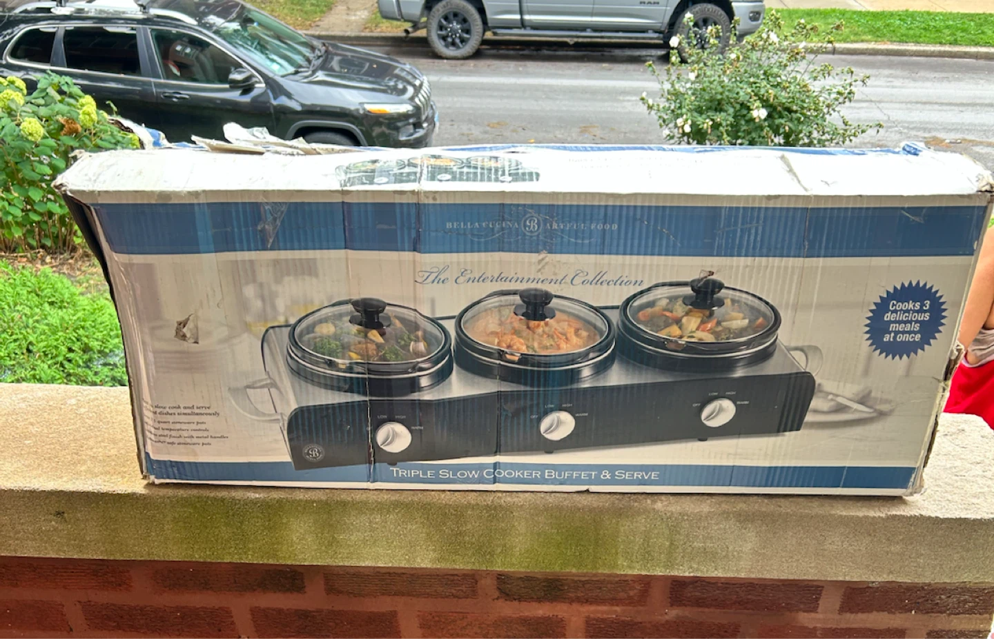 Bella Cucina Triple Slow Cooker Buffet - photo 5