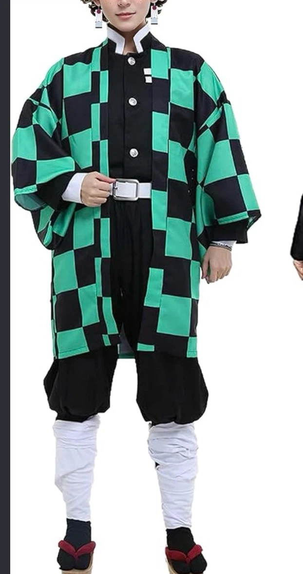 Demon Slayer Tanjiro Kamado Cosplay Costume