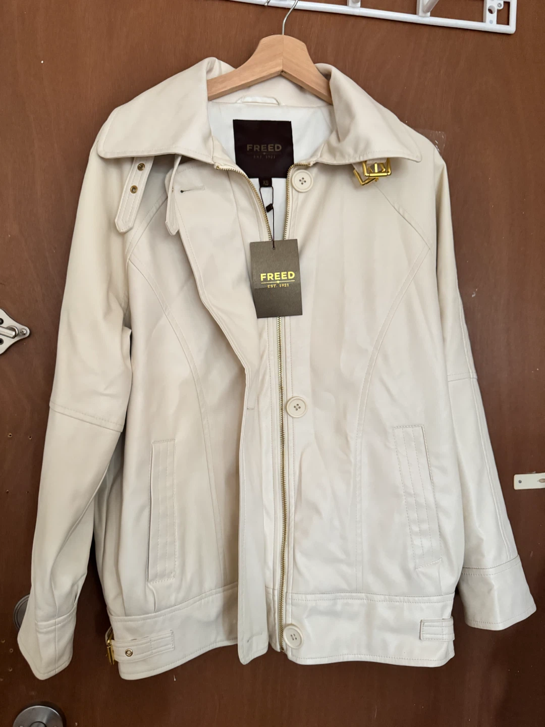 Freed Leather Jacket Champagne - photo 3