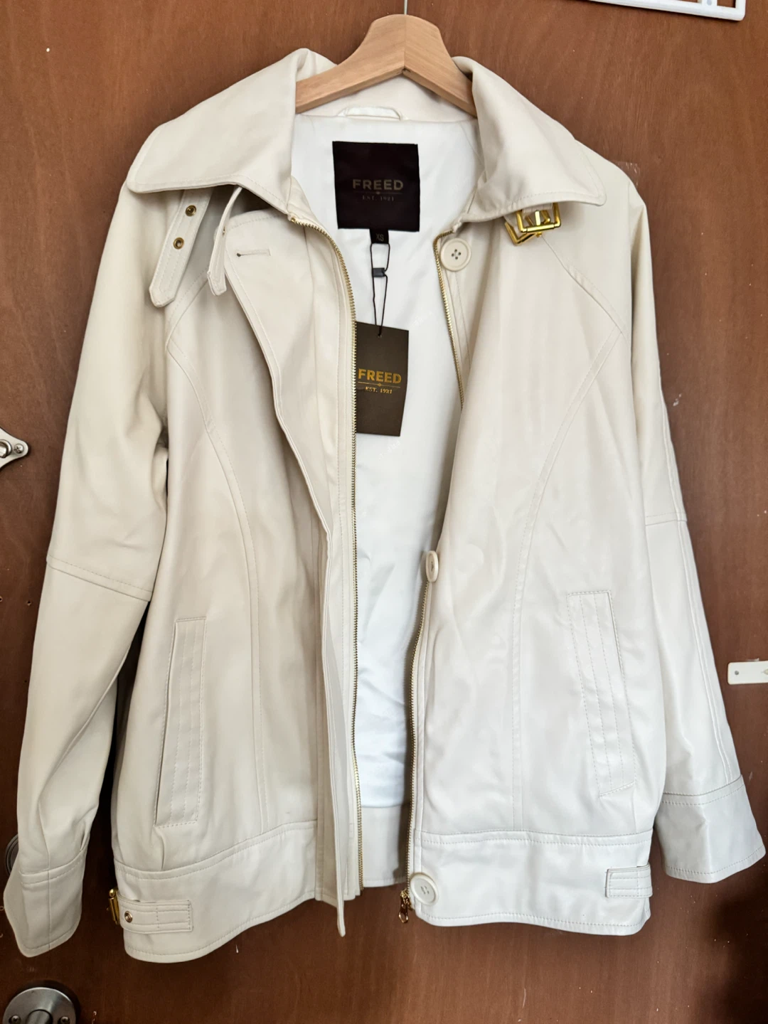 Freed Leather Jacket Champagne - photo 4