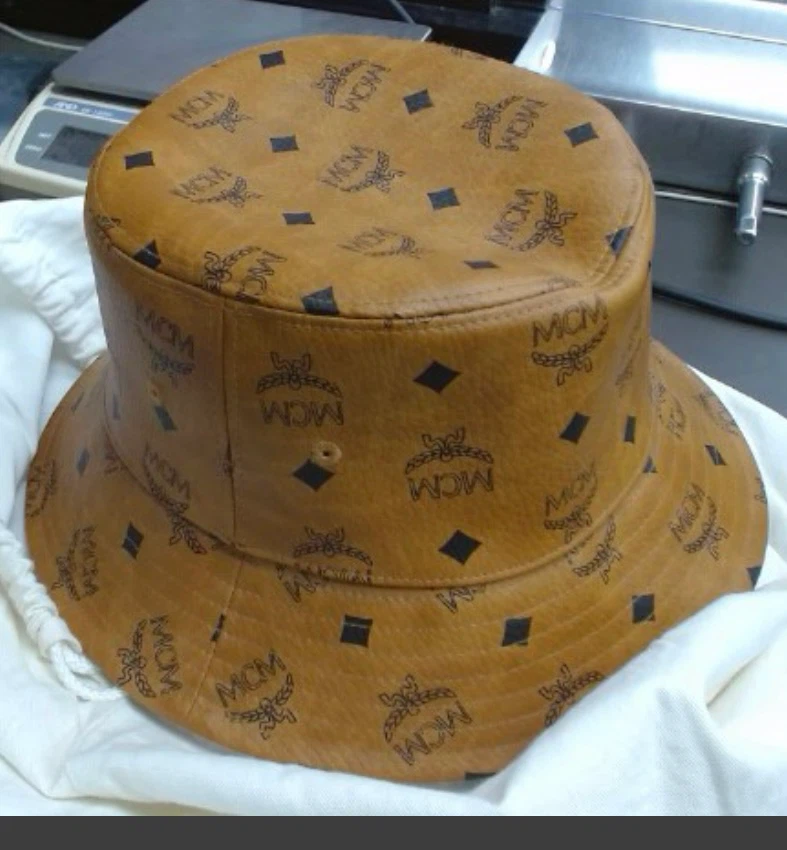 MCM Visetos Monogram Bucket Hat