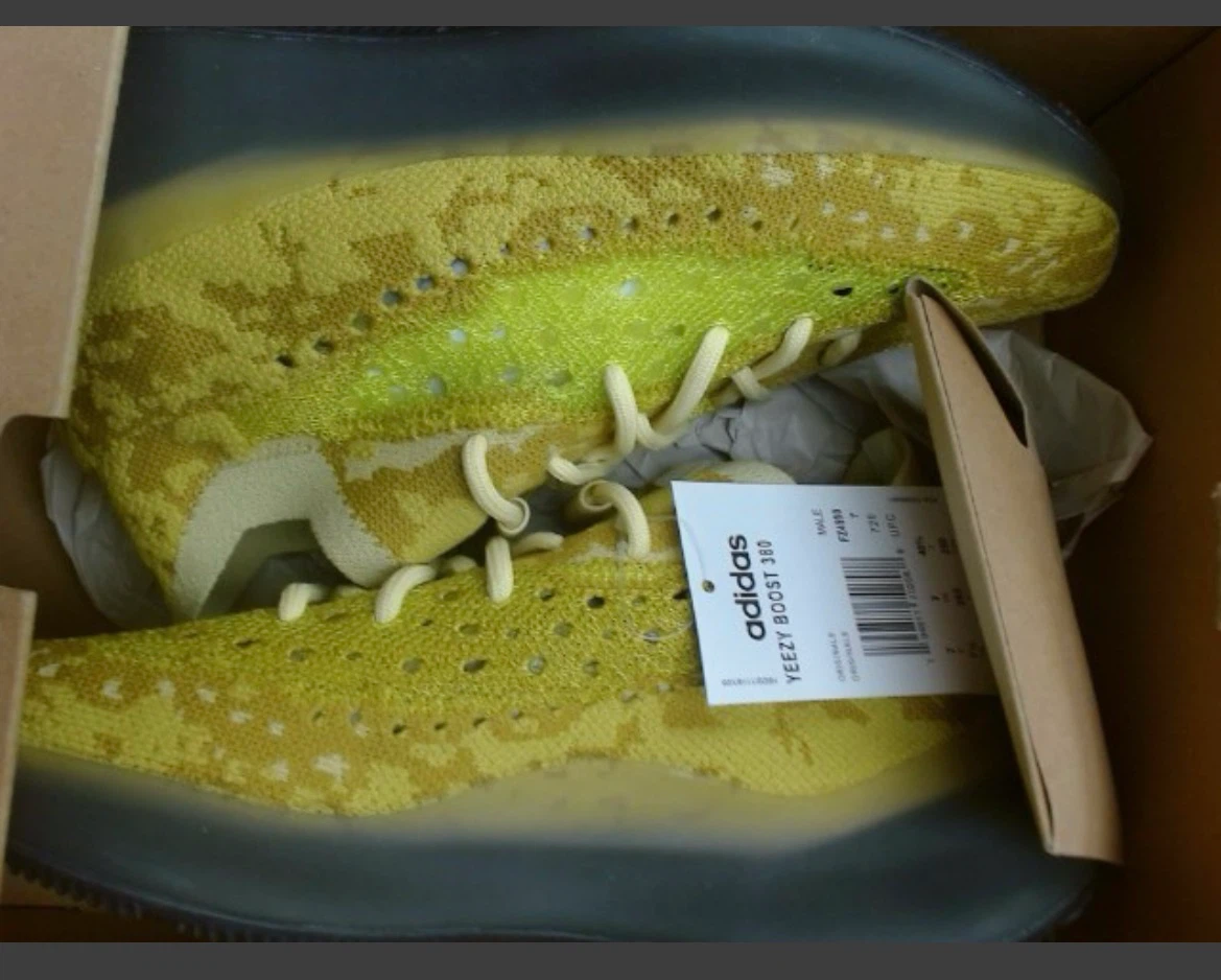 Adidas Yeezy Boost 380 Yellow Size 7