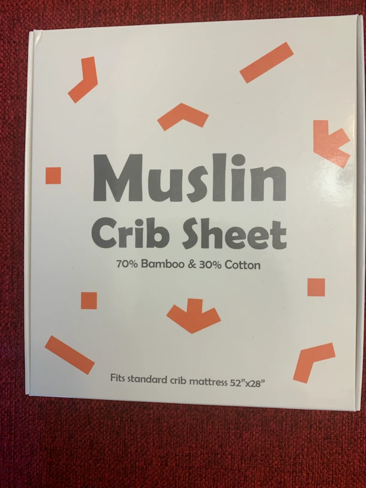 luv4babe Green Muslin Crib Sheet