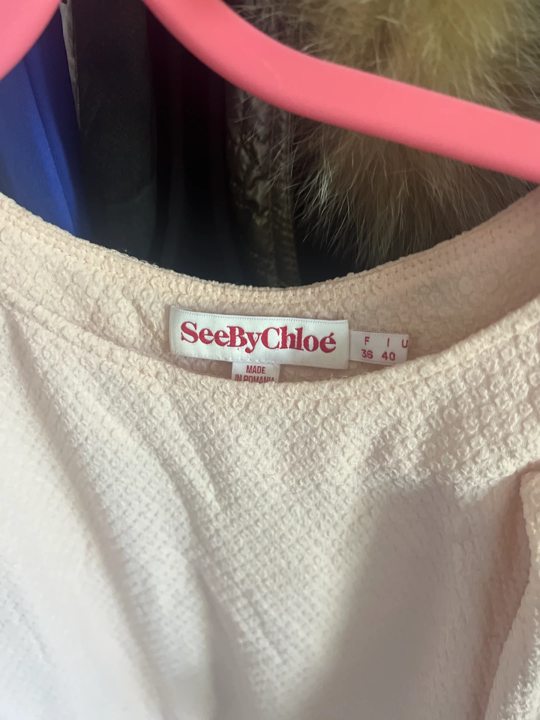 Authentic See By Chloe Pink Dress - photo 3