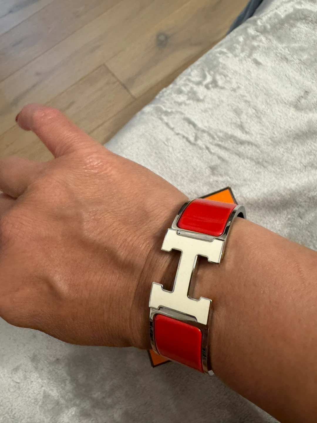 Authentic Hermes Clic H Bracelet