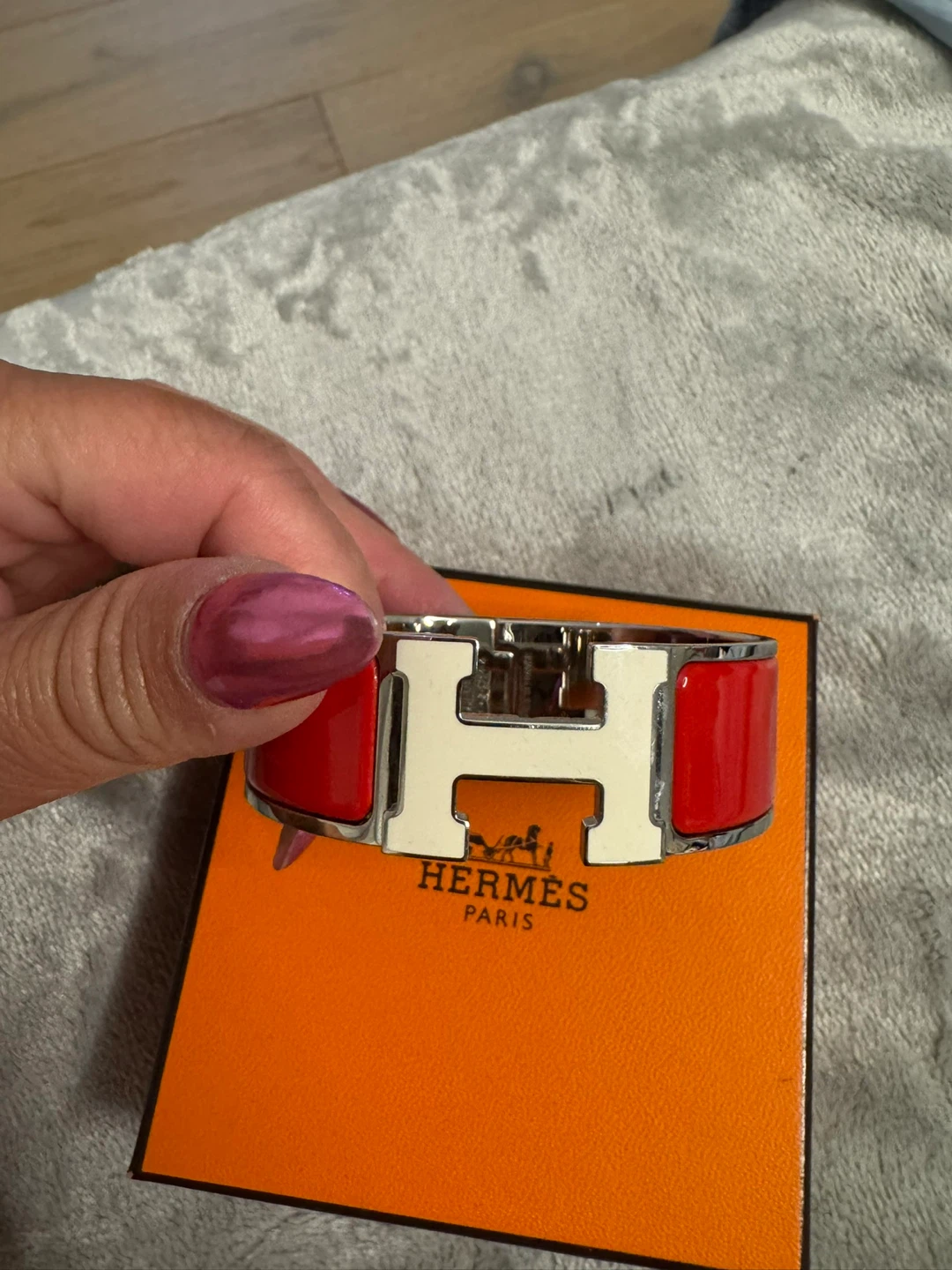 Authentic Hermes Clic H Bracelet - photo 2
