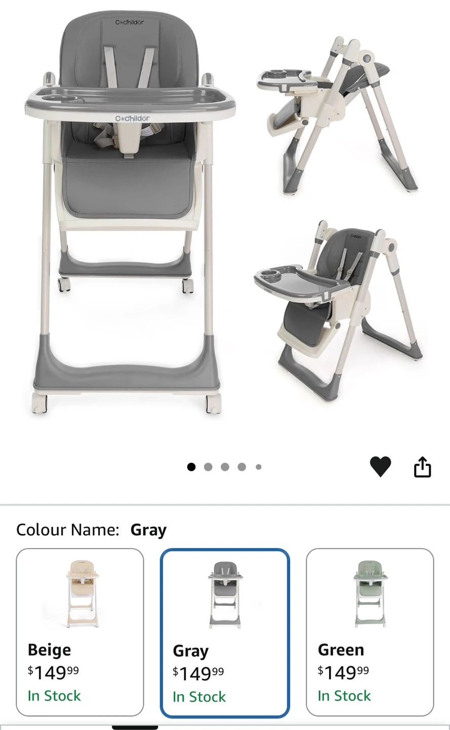 Cochildor 3-in-1 Foldable High Chair - photo 3