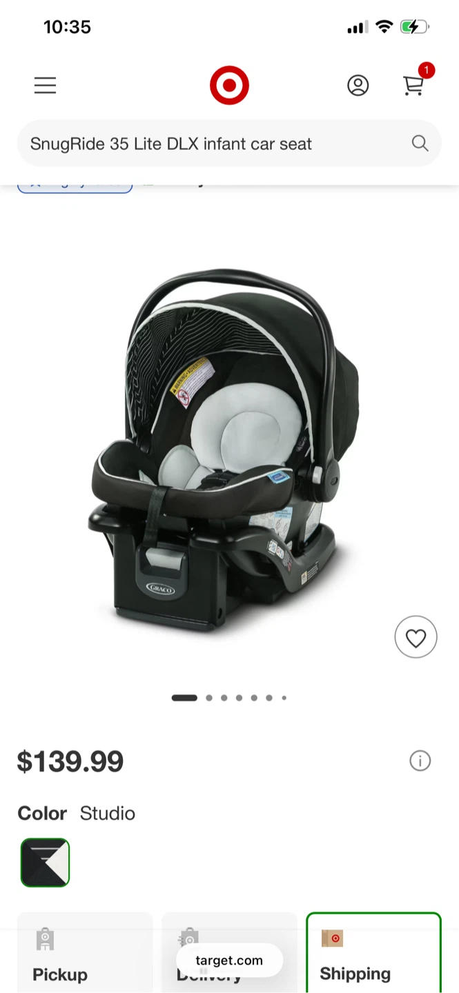 Graco SnugRide 35 Lite DLX Infant Car Seat