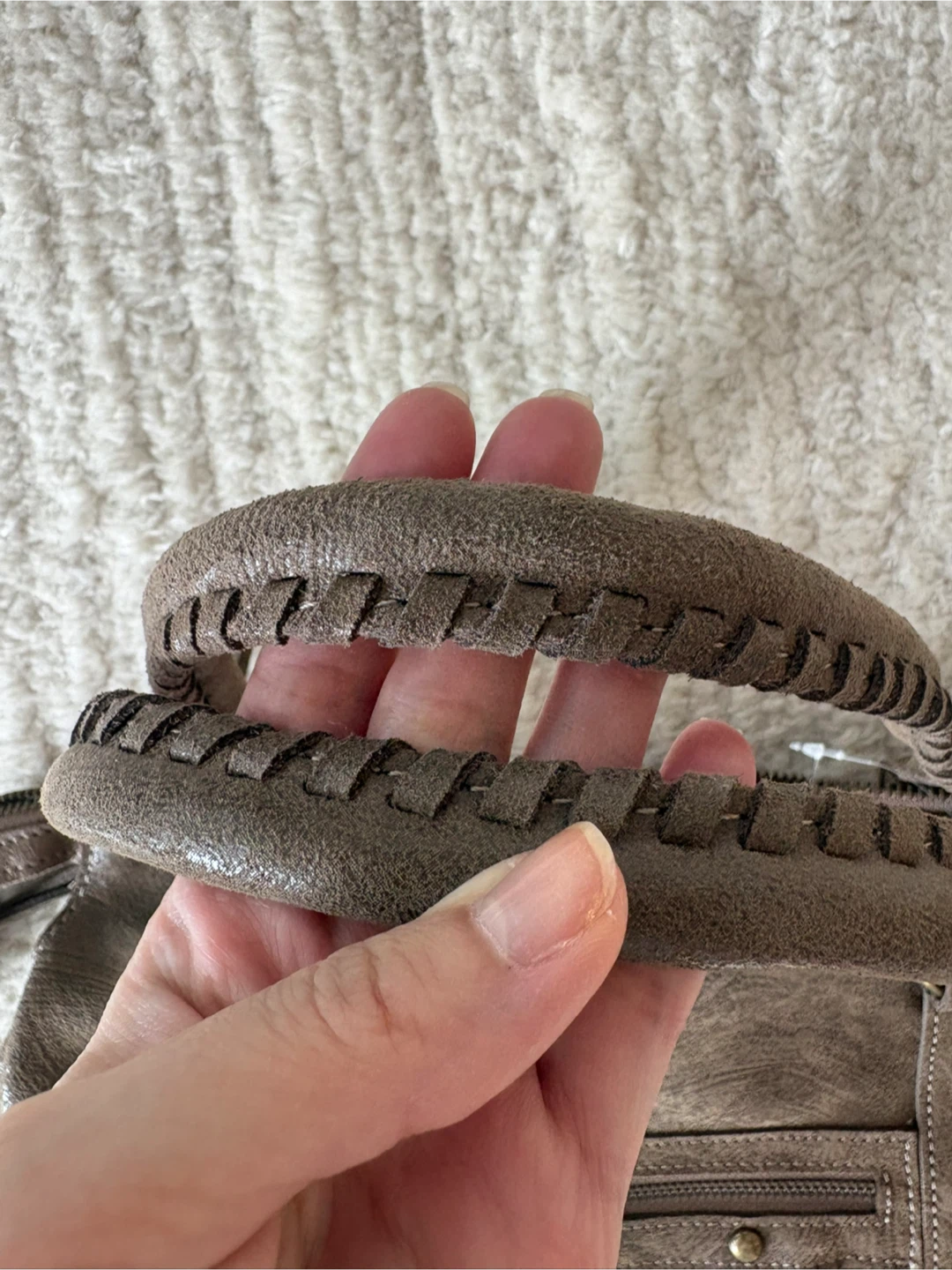 NWT Viral TIKTOK Gave Lux BALENCIAGA Style Leather Handbag - photo 5
