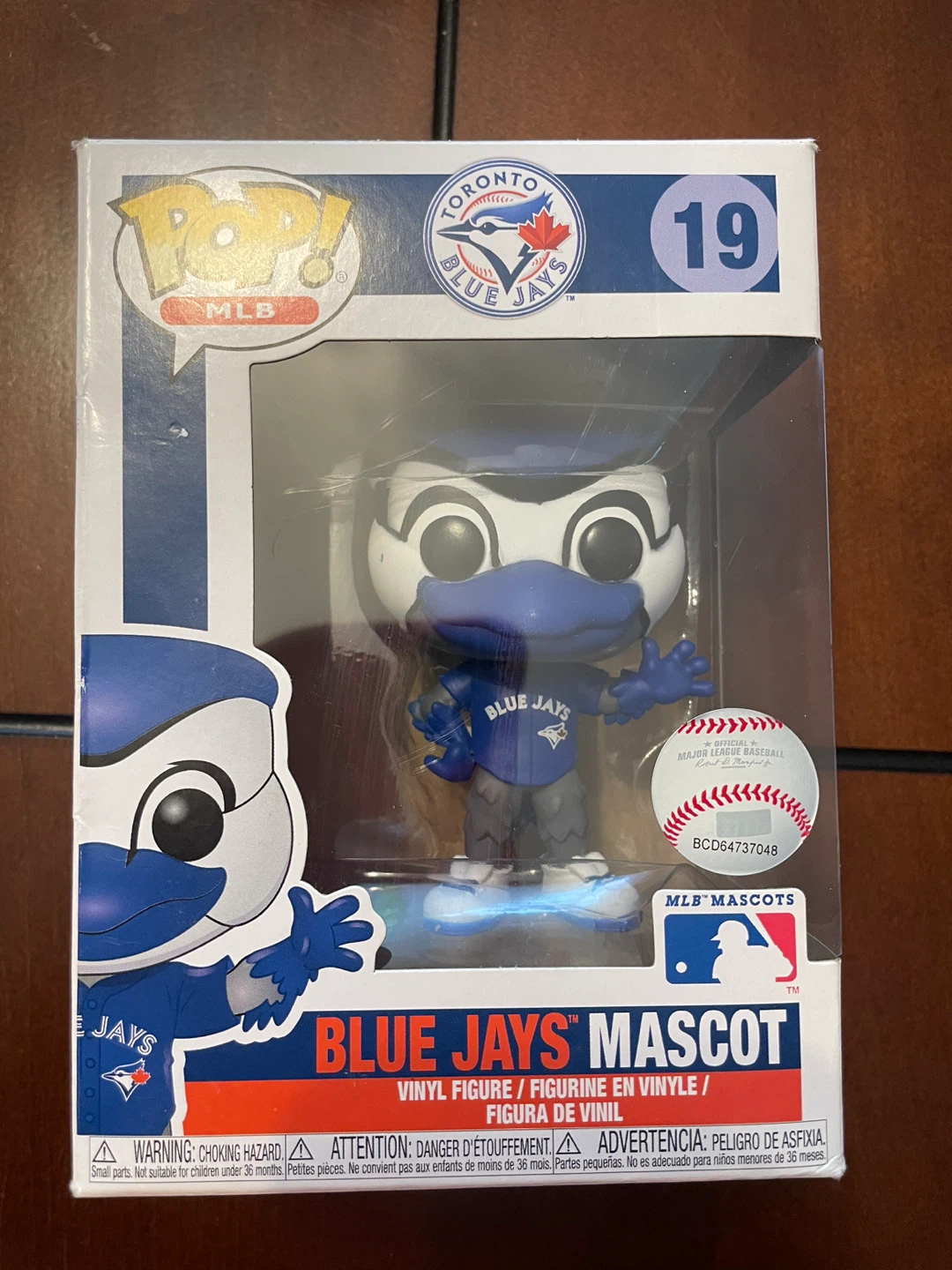 NEW! Funko Pop MLB Toronto Blue Jays Mascot #19