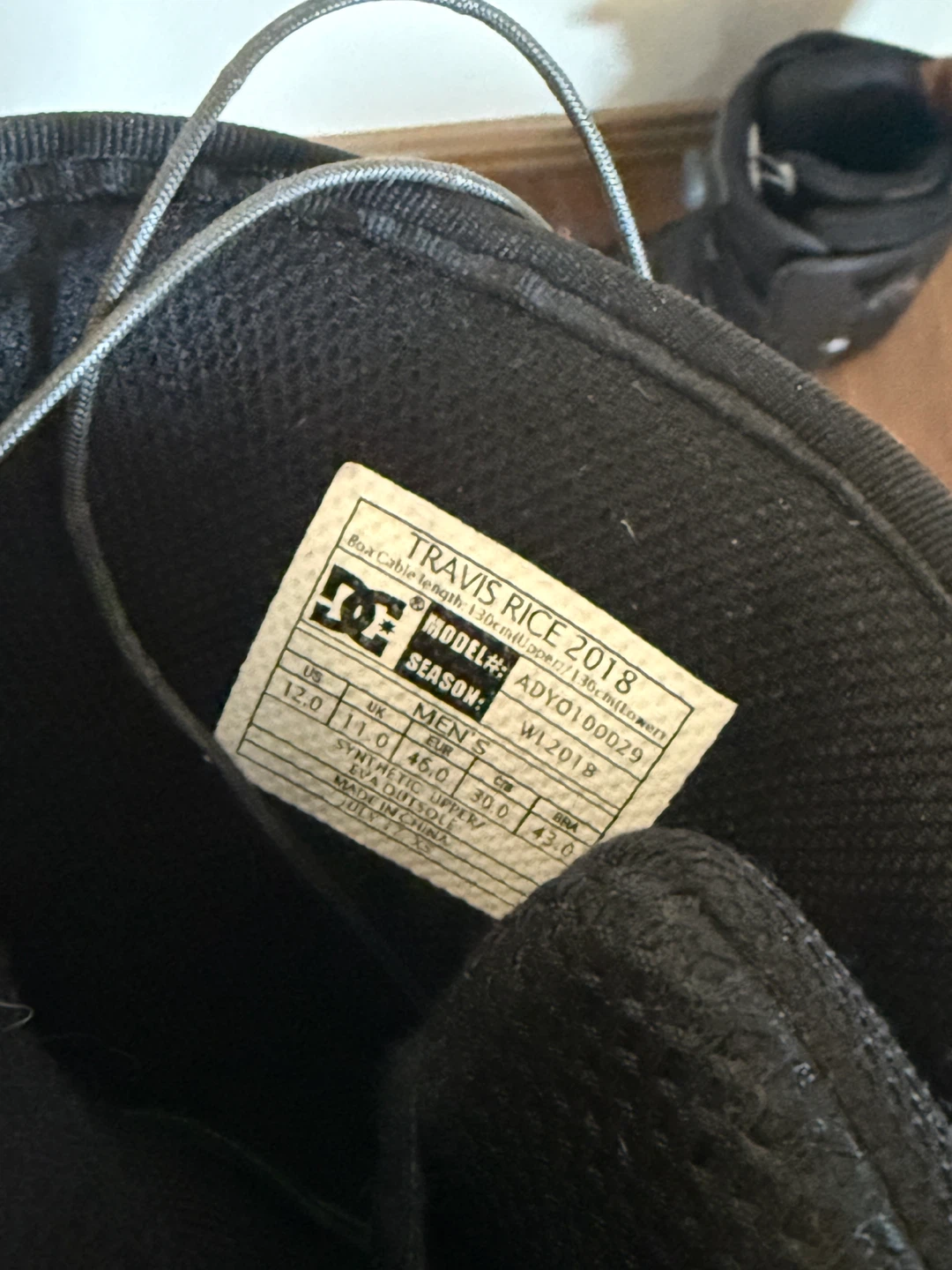 Travis Rice DC snowboard boot men’s us 12 - photo 3