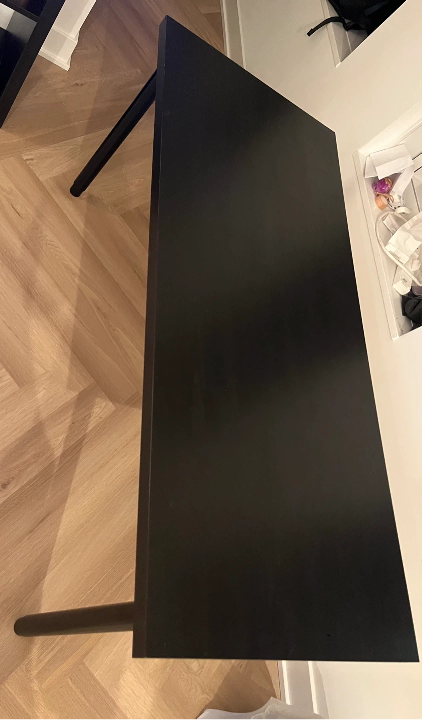 IKEA 140 x 60 CM black desk