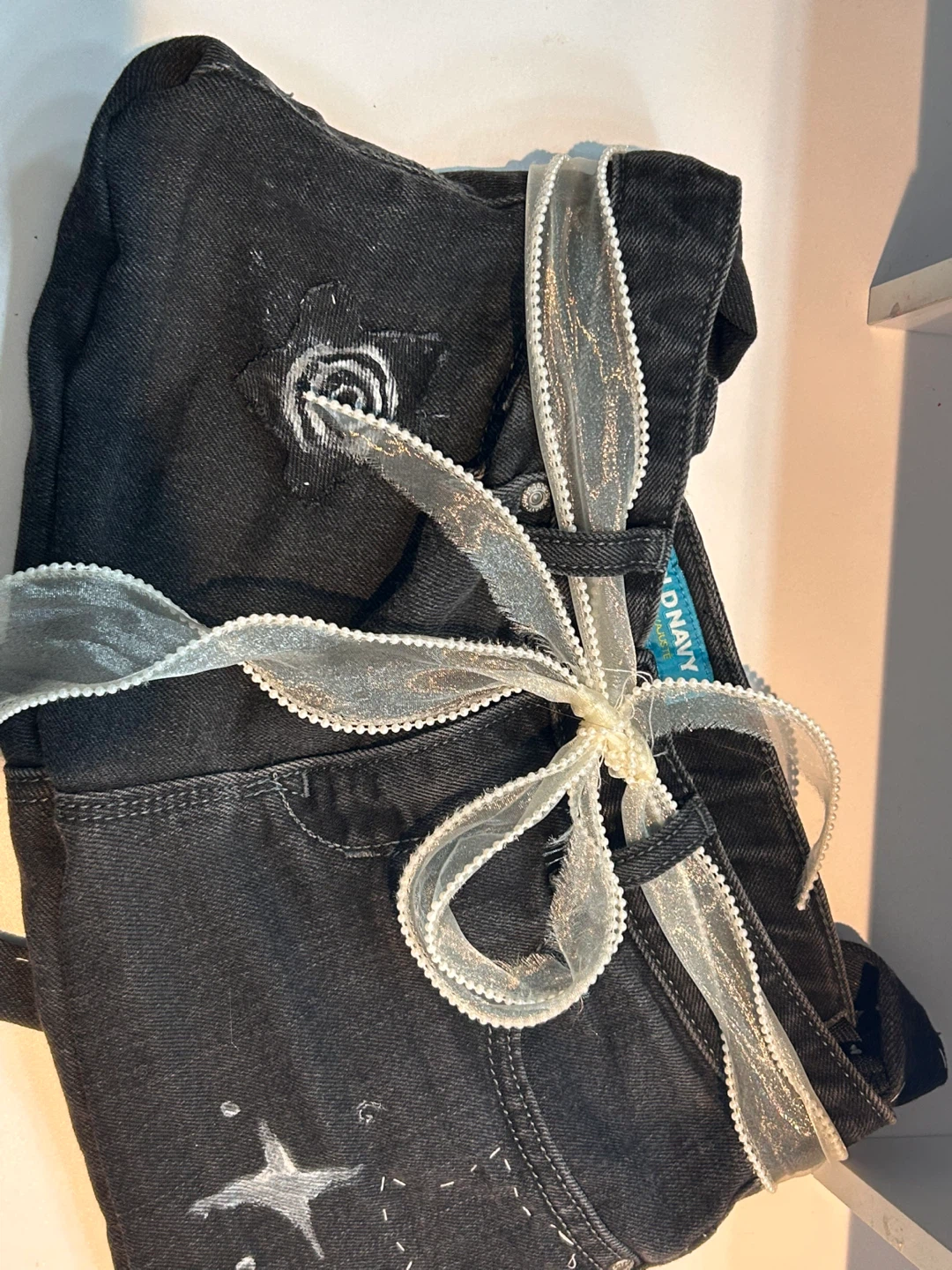Old Navy black denim jeans