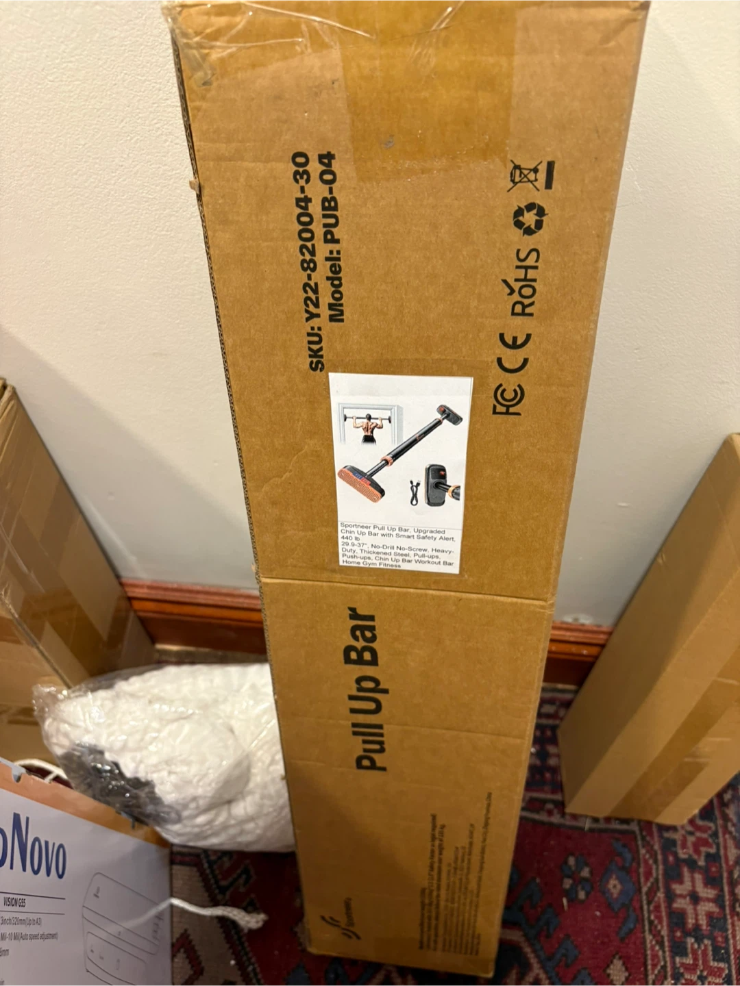Sportneer Pull Up Bar with Smart Safety Alert - photo 2