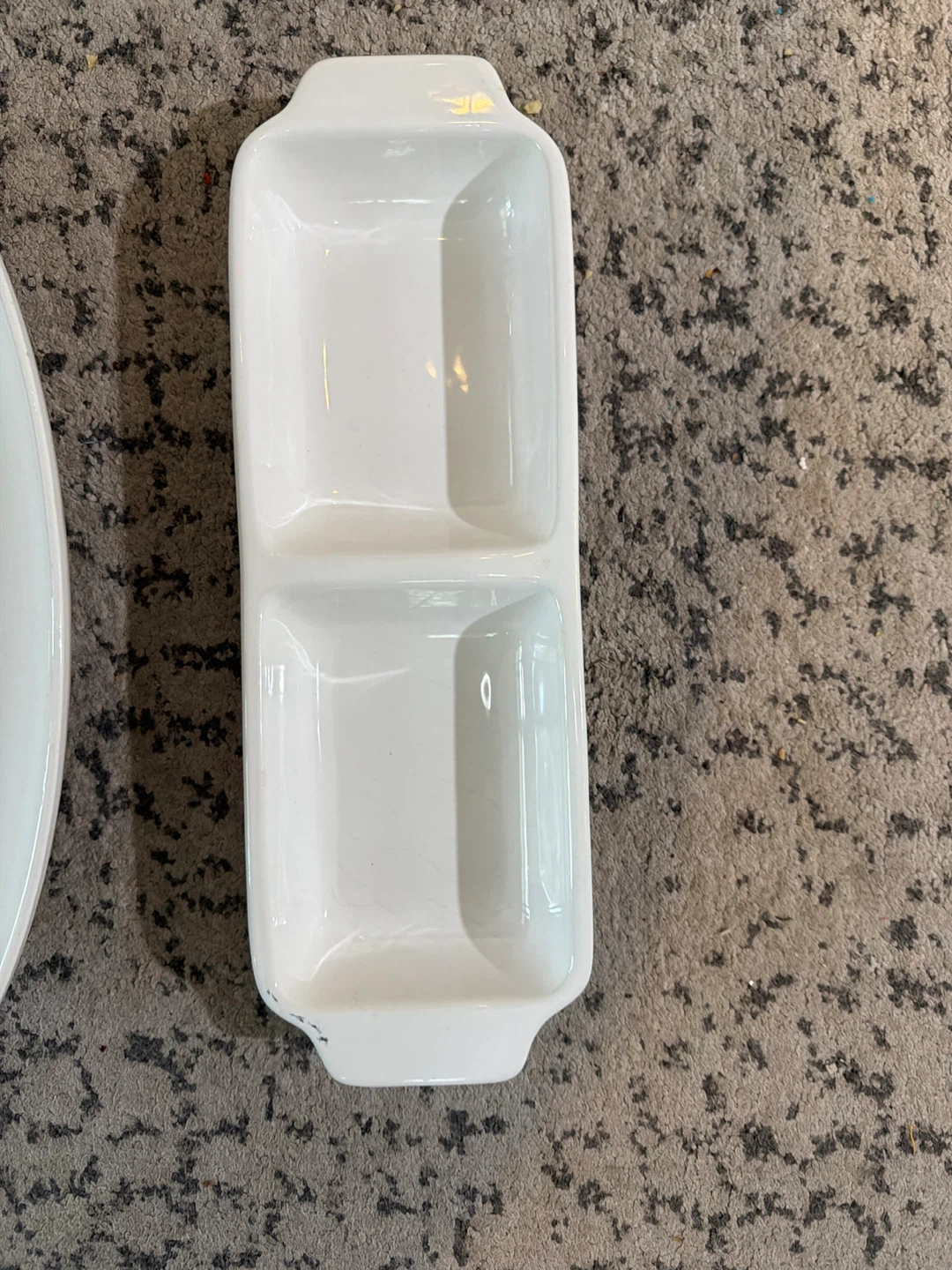 Set of 5 White Ceramic Serving Dishes - photo 5