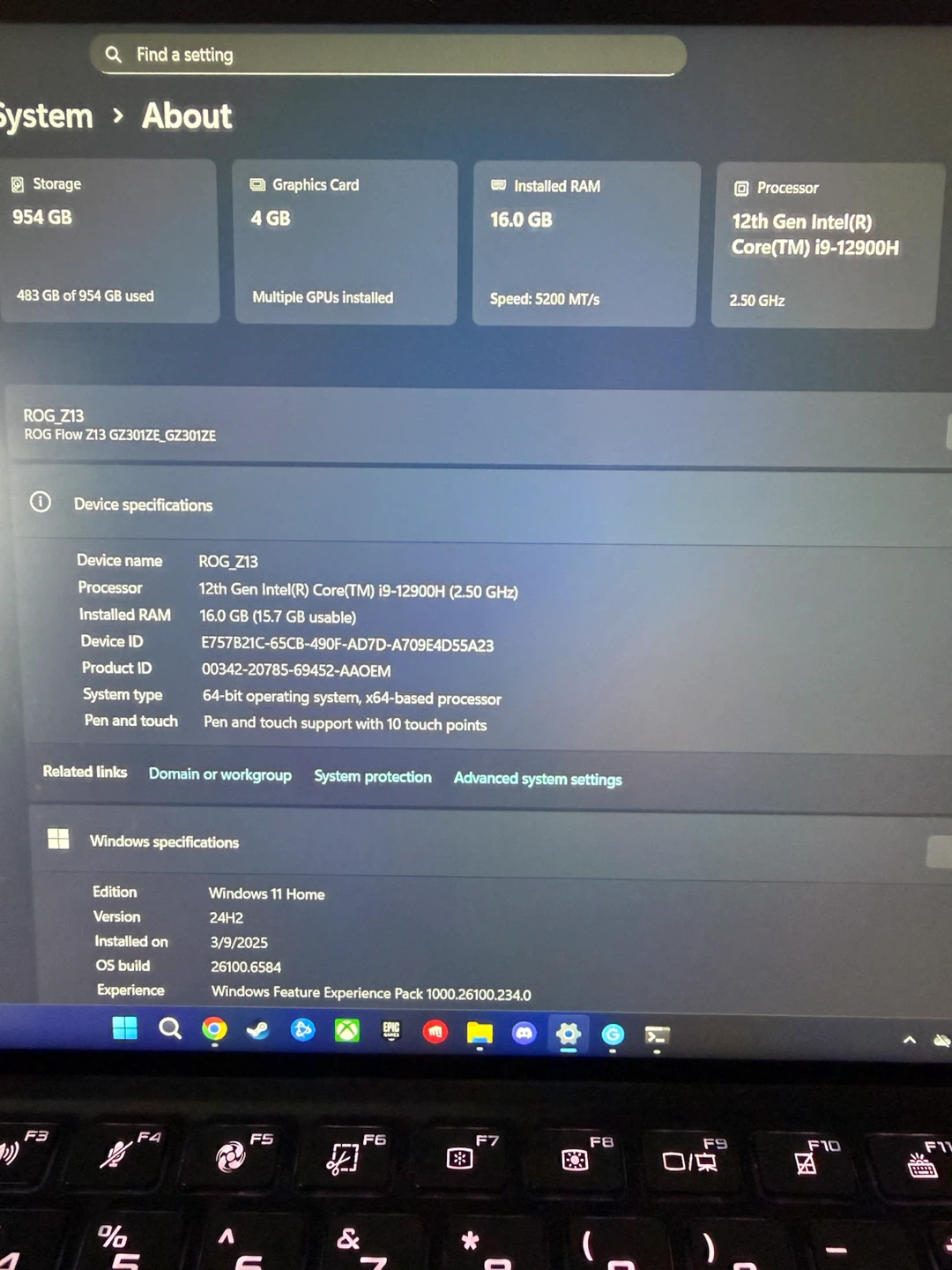 ASUS ROG Flow Z13 (2022) 14 Battery Cycles! + Accessories - photo 3