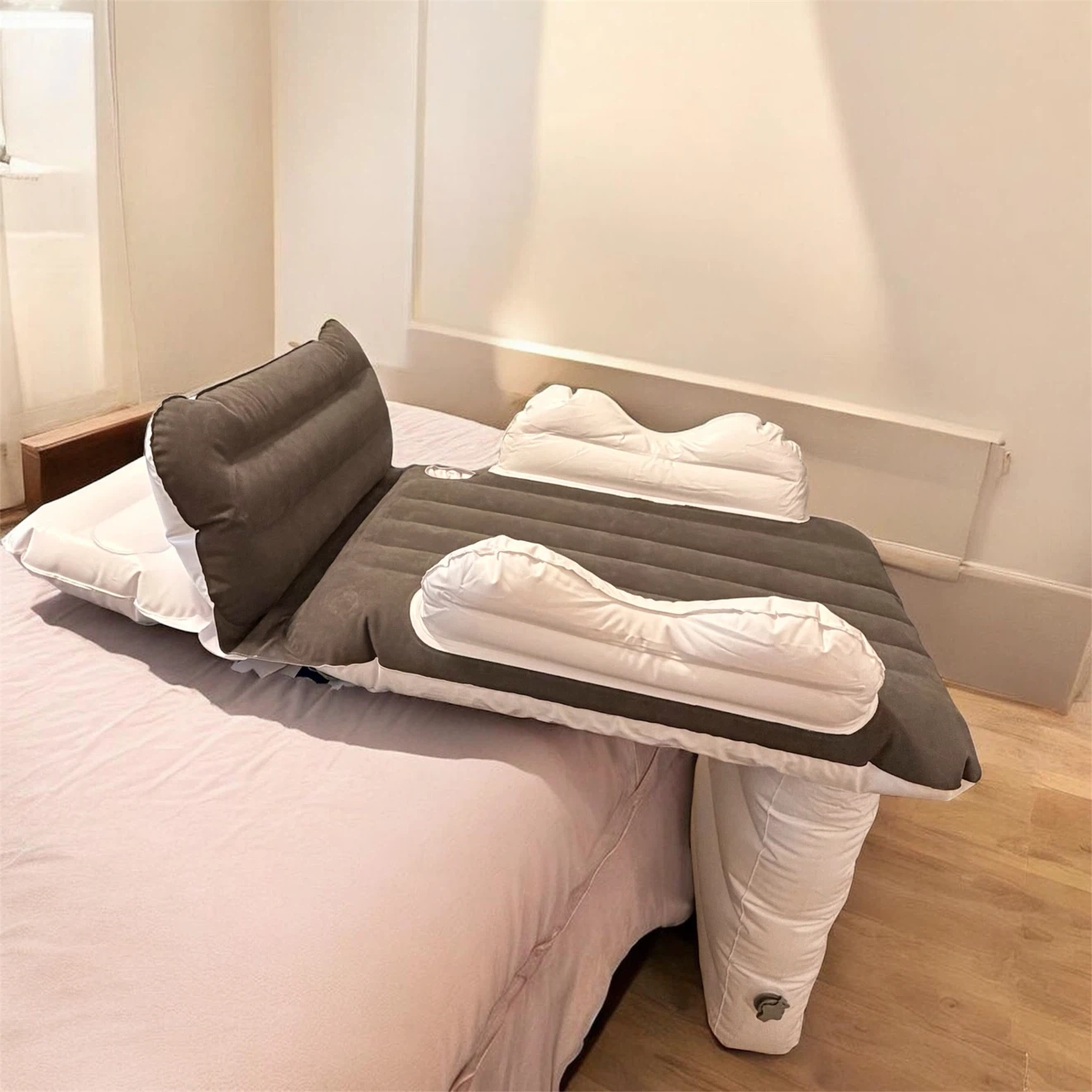 🏈 Inflatable Adjustable Airplane toddler Bed