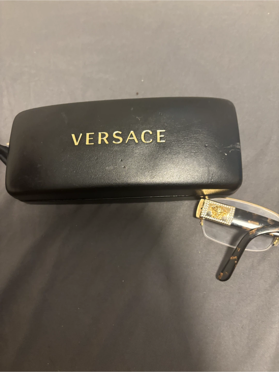 Versace eyeglasses with case - photo 3