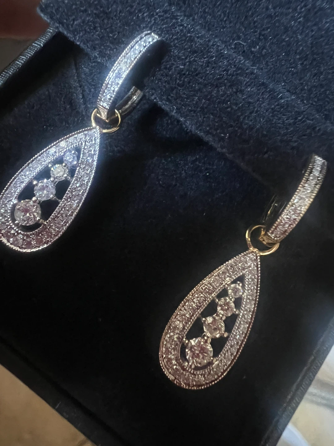 14 k diamond Earrings