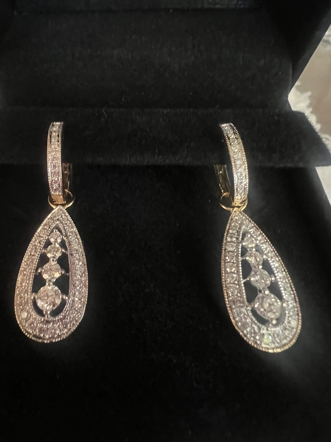 14 k diamond Earrings - photo 4
