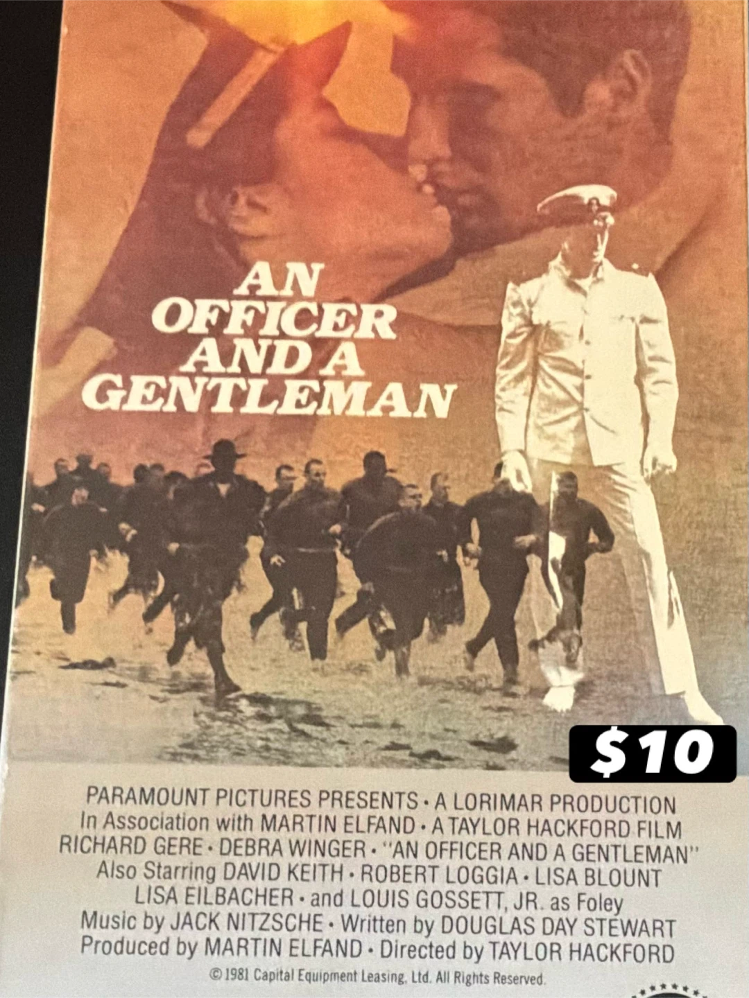 An Officer and a Gentleman VHS