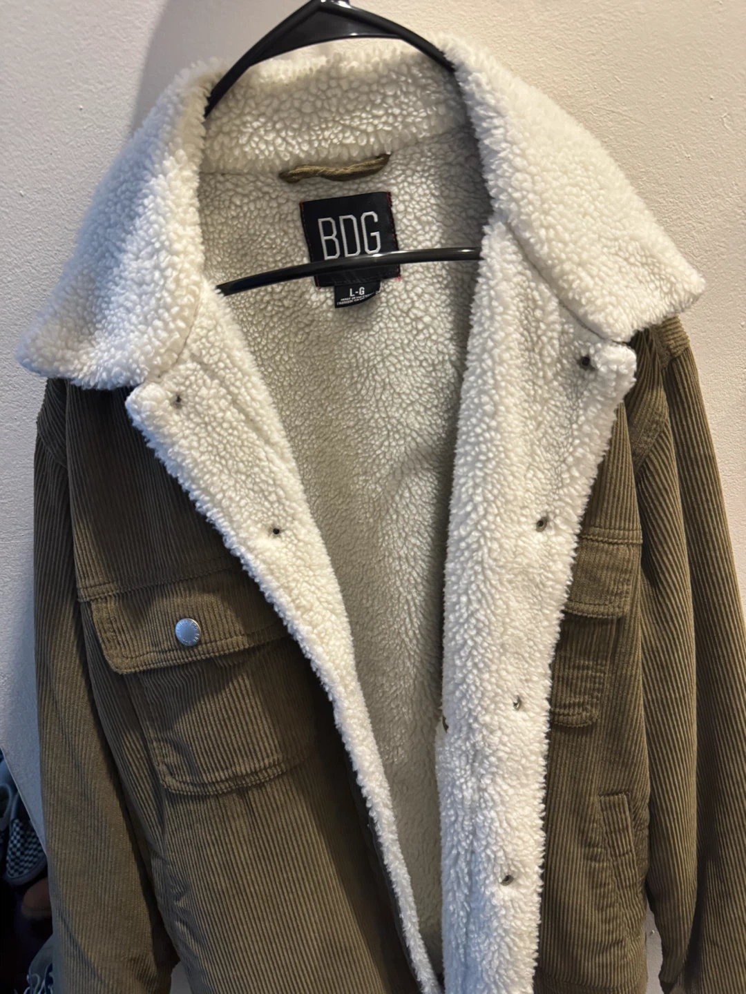 BDG Urban Outfitters Sherpa Lined Corduroy Jacket