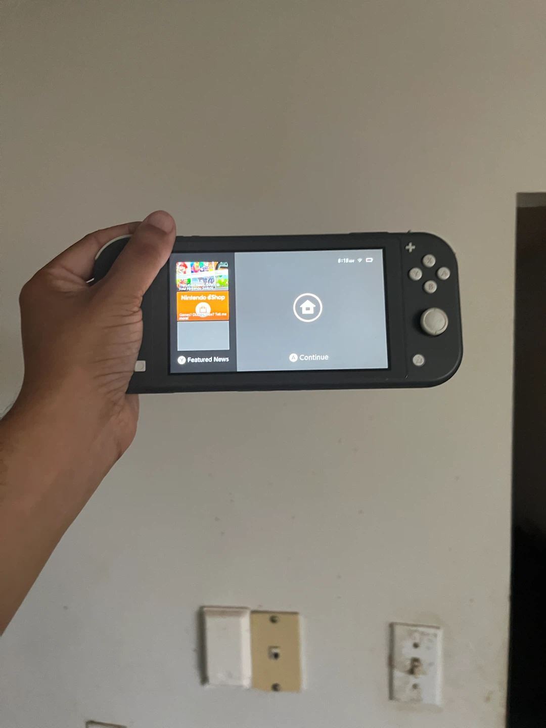 Nintendo Switch Lite Gray 2 games and charger - photo 2