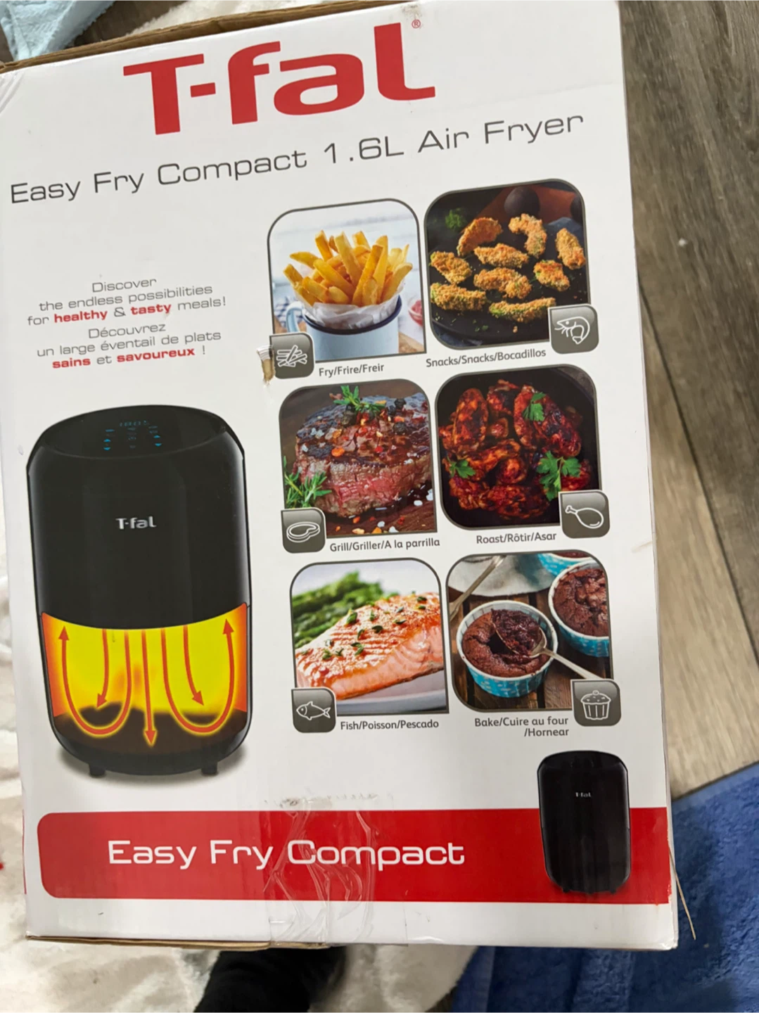 T-fal Easy Fry Compact 1.6L Air Fryer - photo 2