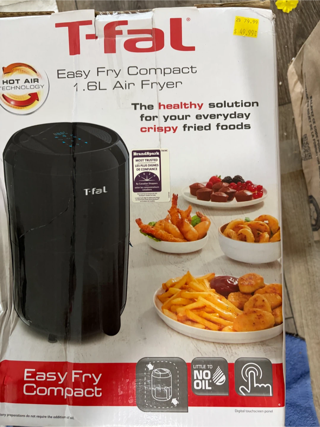 T-fal Easy Fry Compact 1.6L Air Fryer - photo 3