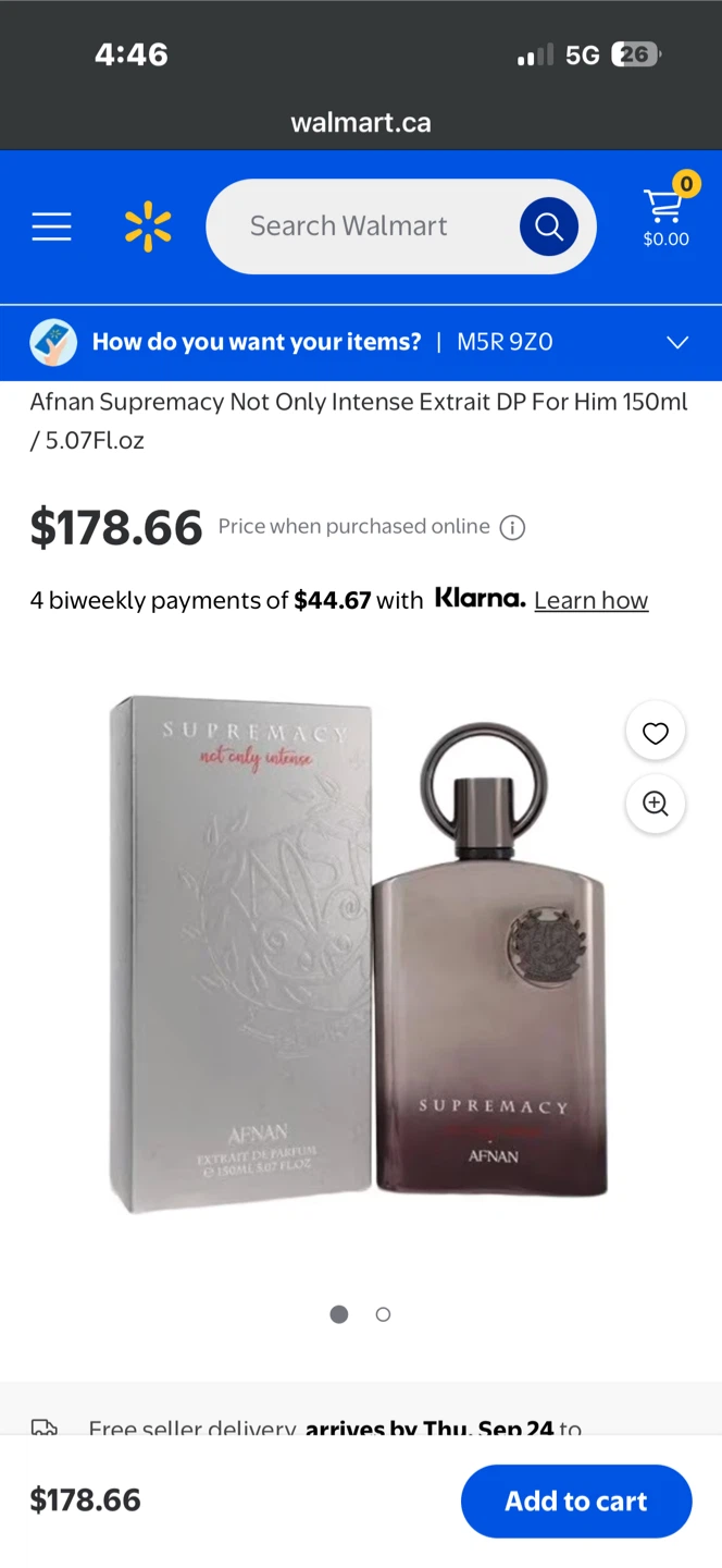 Afnan Supremacy Not Only Intense 150ml