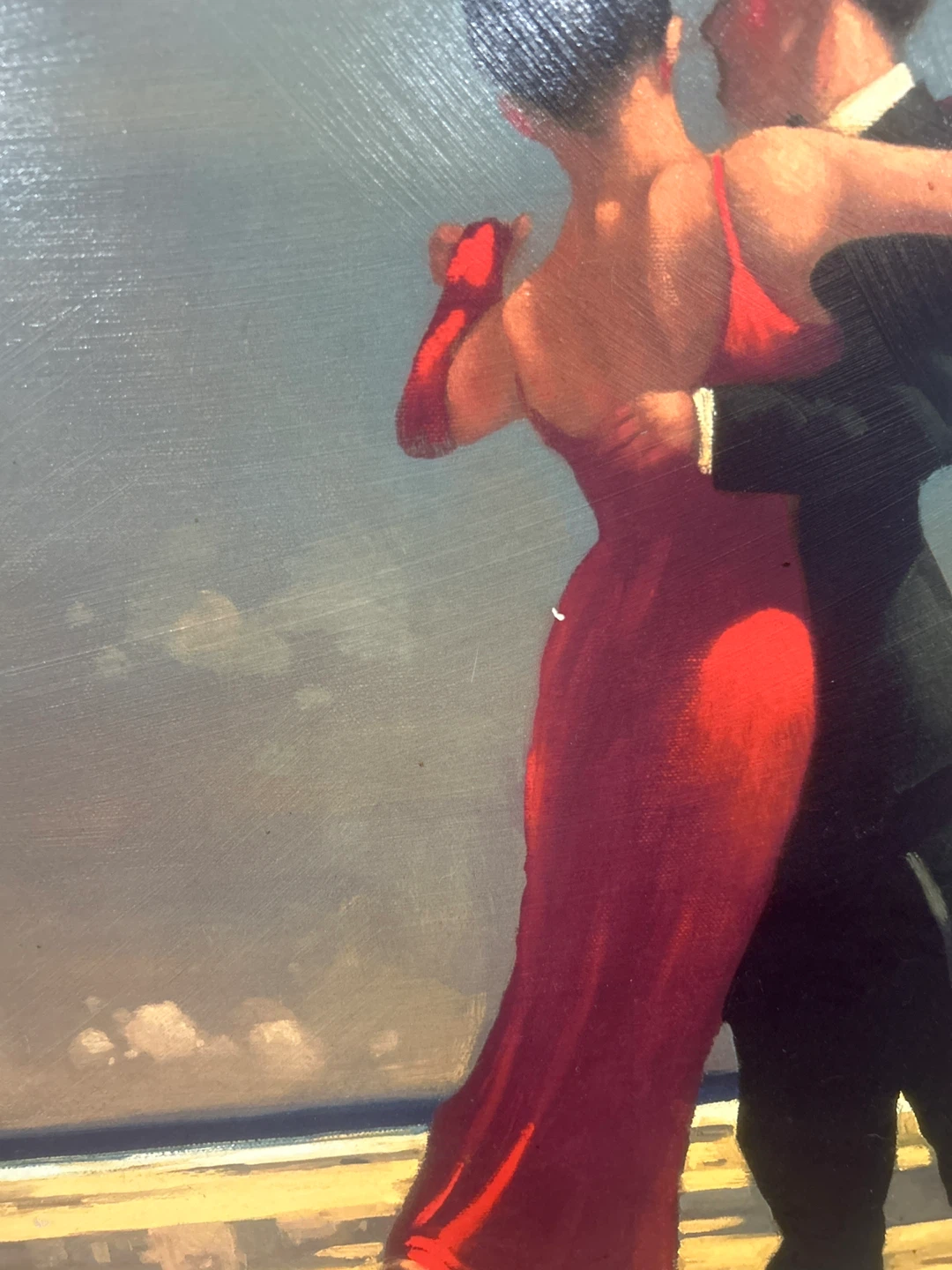 Framed Art Print Dancing Couple - photo 3