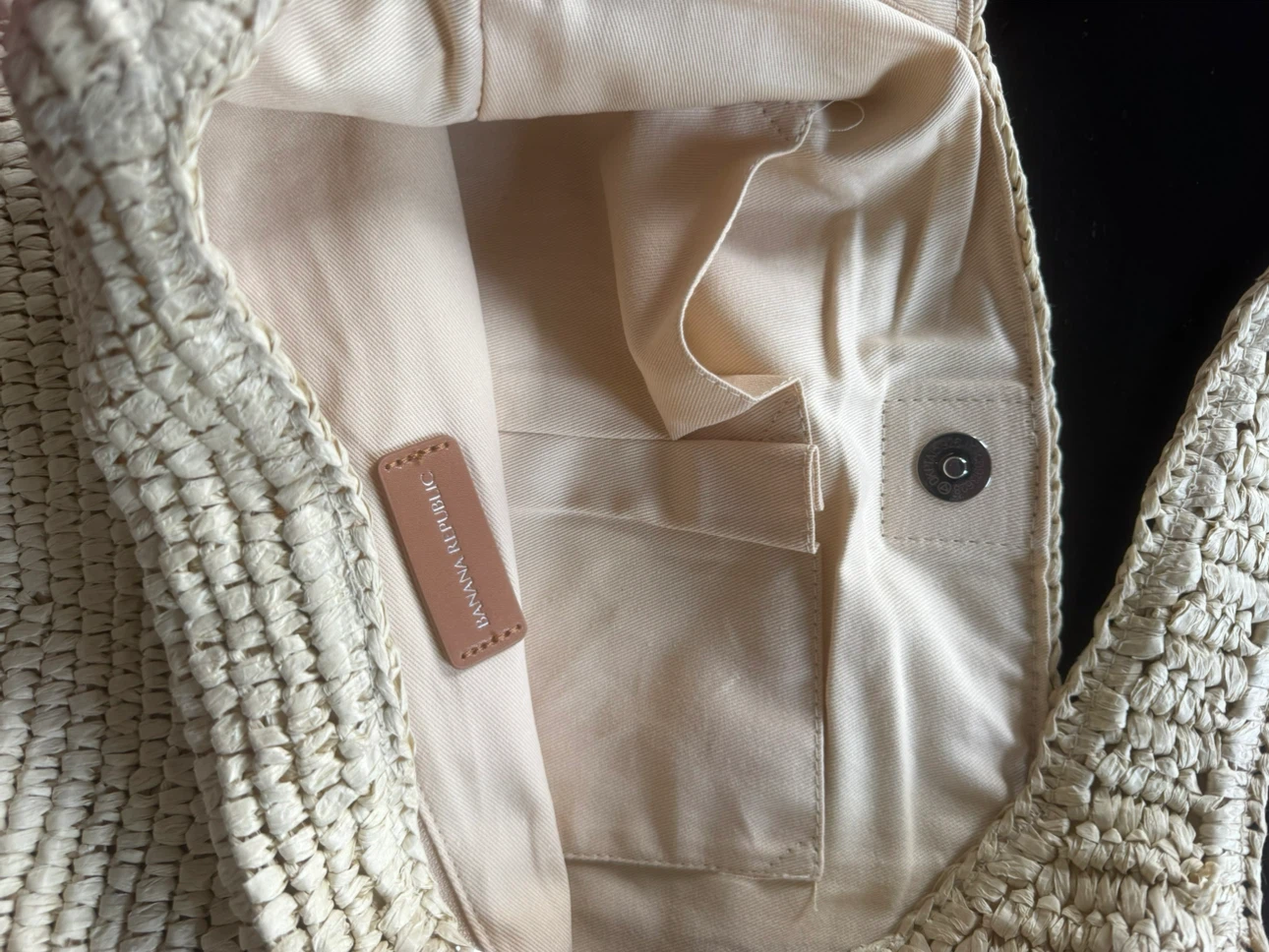 Banana Republic Woven Straw Shoulder Bag